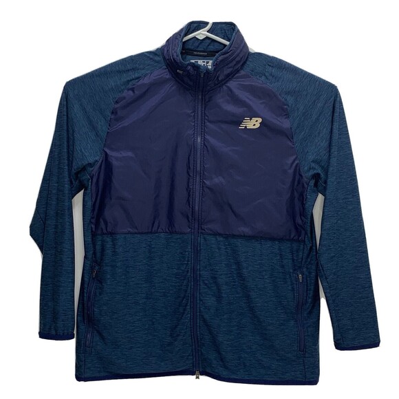 New Balance Men's Hidden Hoodie Full Zip Jacket Warm Up NB Dry XL - Picture 1 of 7